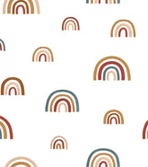 SUNNY - Papier peint enfant - Motif Arc-en-ciel